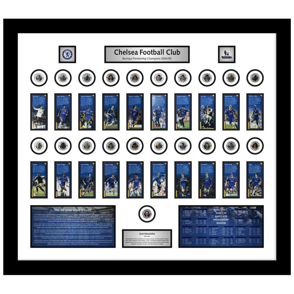 CHELSEA - 2004/2005 PREMIER LEAGUE CHAMPIONS [MEDAL & PHOTO COMPILATION ] (002)