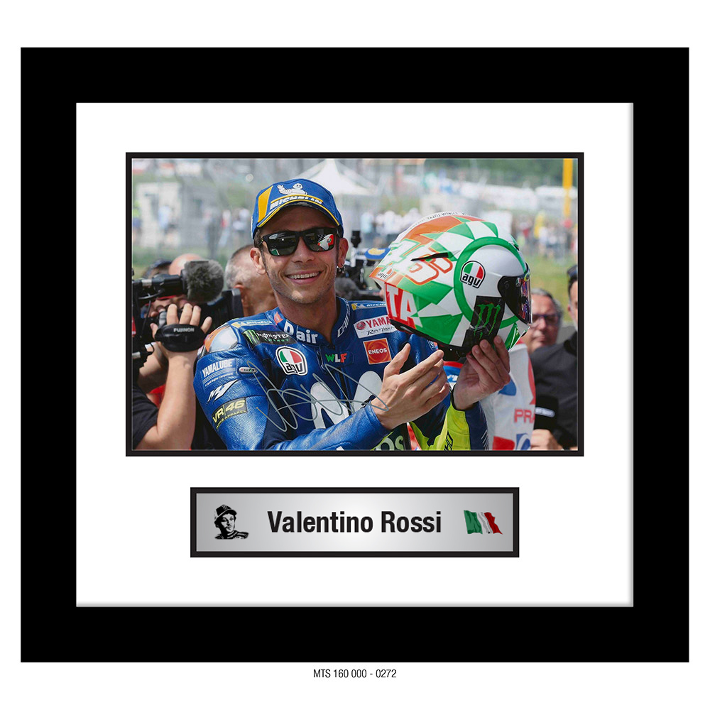 VALENTINO ROSSI – AUTOGRAPHED PHOTO [FRAMED] 0272
