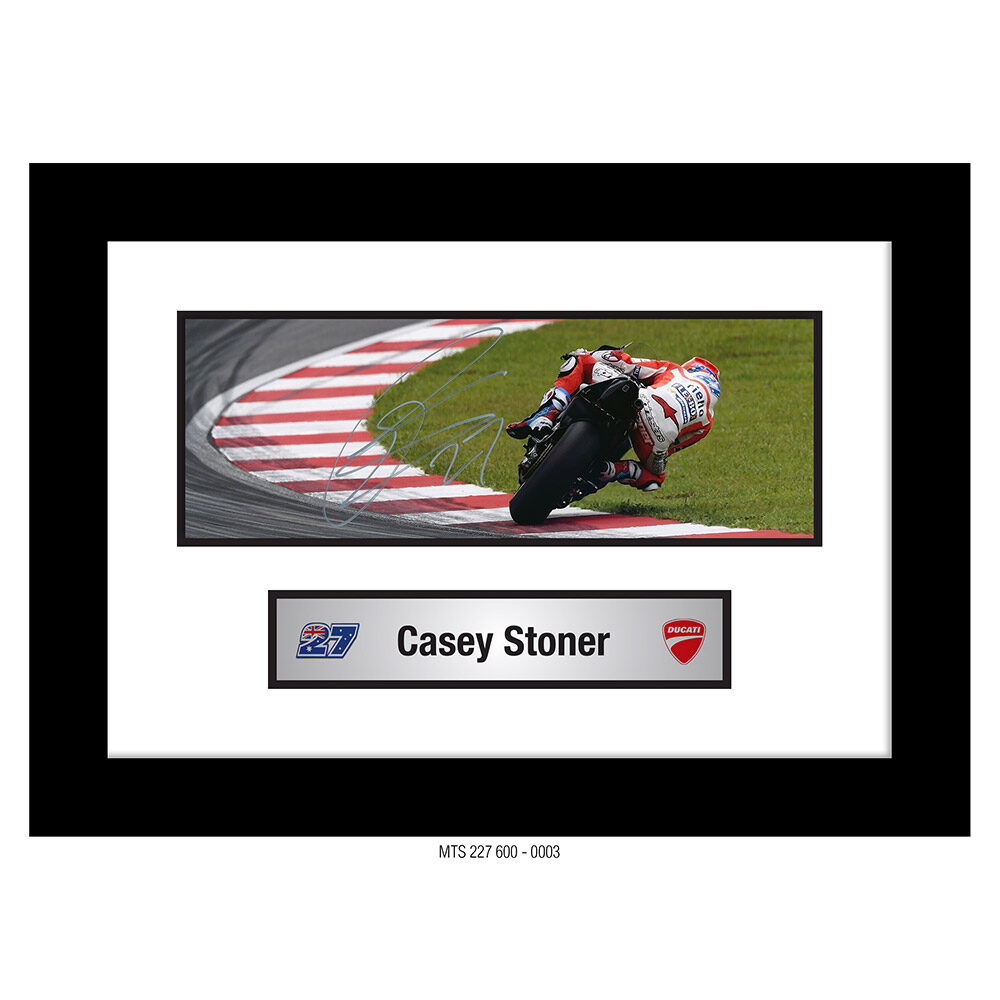 CASEY STONER – AUTOGRAPHED PHOTO [FRAMED] 0003