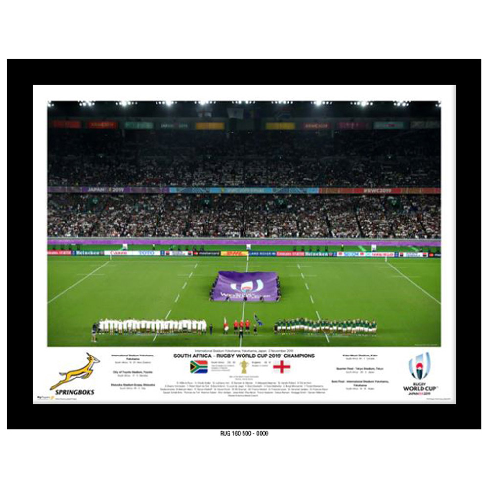 RUGBY WORLD CUP 2019 CHAMPIONS PRINT by ‘MY PLAYERS ASSOC”