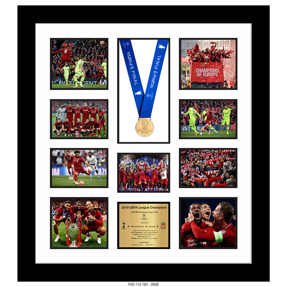 LIVERPOOL - 2018/2019 UEFA CHAMPIONS LEAGUE WINNERS [MEDAL & PHOTO COMPILATION]