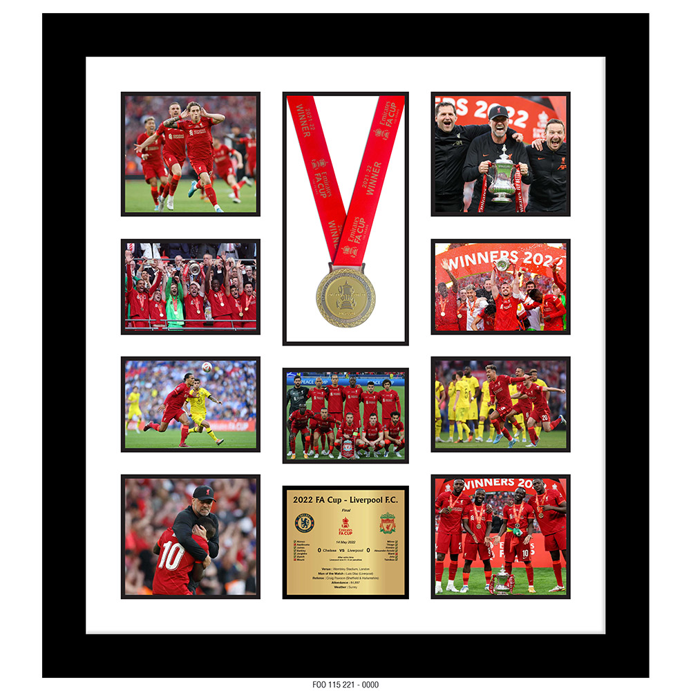 LIVERPOOL - 2021/2022 F.A. CUP CHAMPIONS [MEDAL & PHOTO COMPILATION]