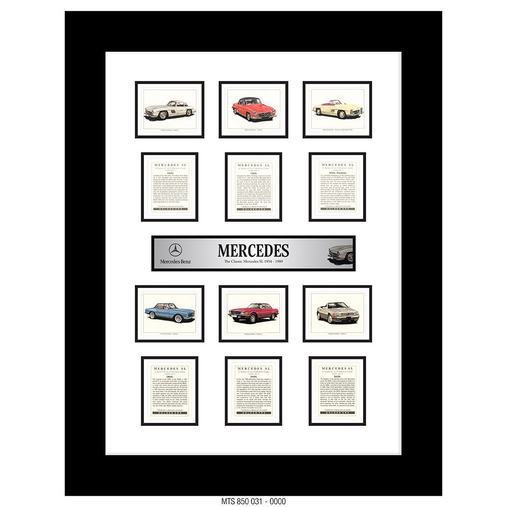MERCEDES – THE CLASSIC SL 1954 to 1989 [TRADE CARD COMPILATION]