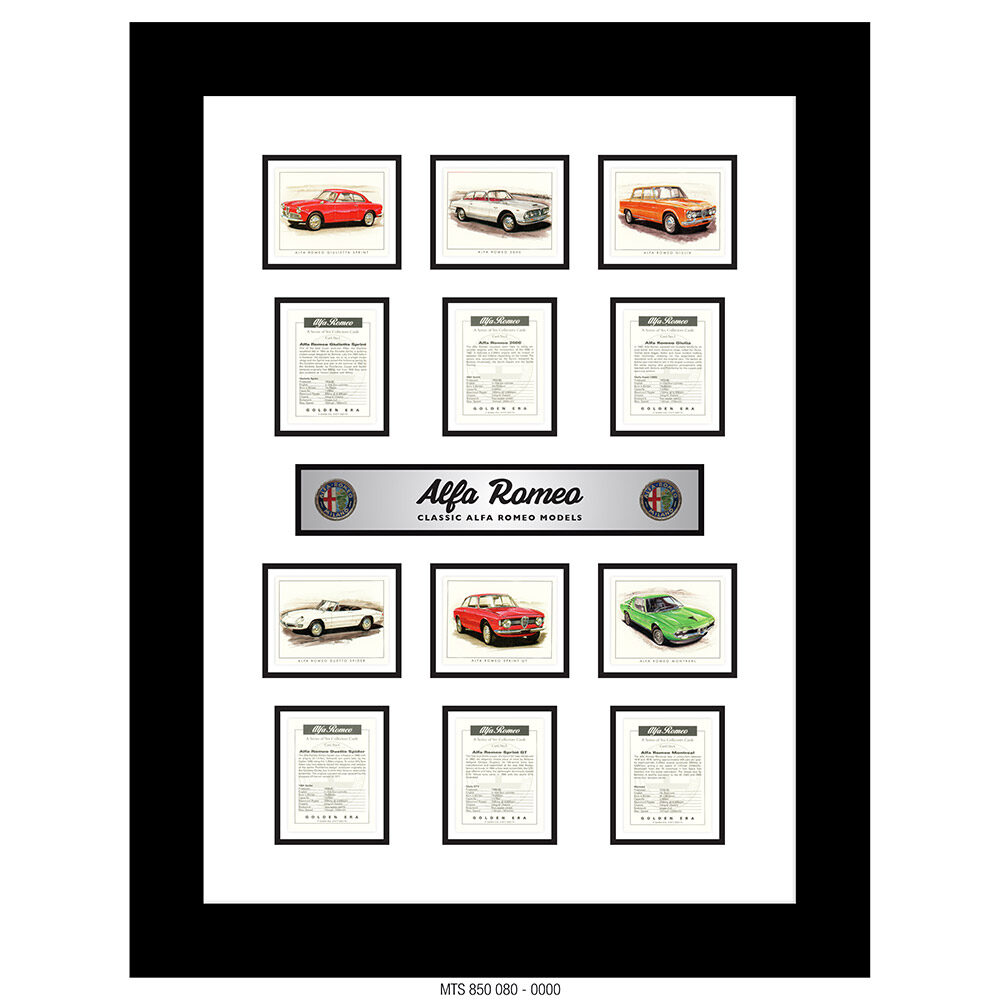 ALFA ROMEO – CLASSIC MODELS [TRADE CARD COMPILATION]