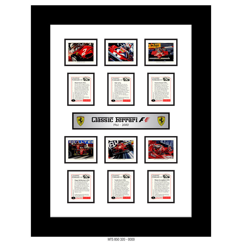 FORMULA 1 – CLASSIC FERRARI : 1961 to 2000 [TRADE CARD COMPILATION]
