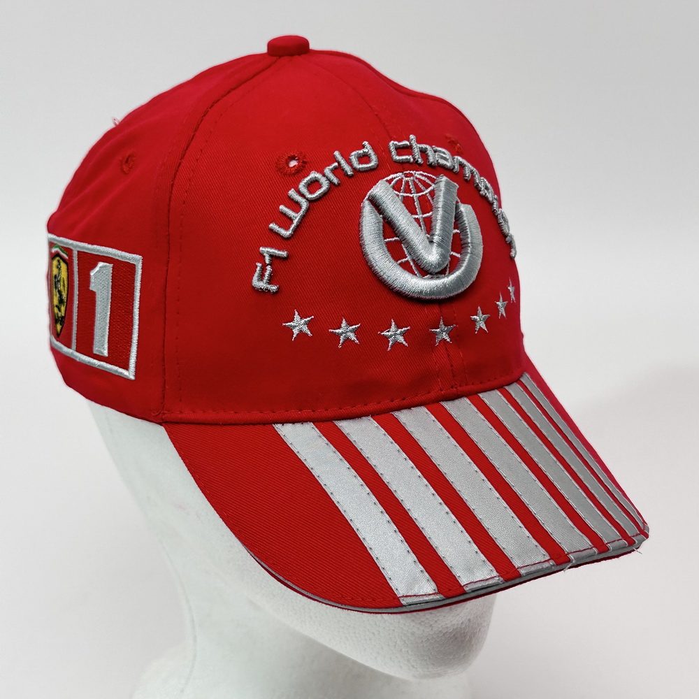 MICHAEL SCHUMACHER - OFFICIAL LICENSED "7 x F1 WORLD CHAMPION" YOUTH PEAK CAP [371] (NEW)