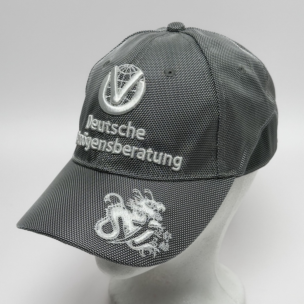 MICHAEL SCHUMACHER - OFFICIAL LICENSED SILVER "DV" PEAK CAP [385] (NEW)