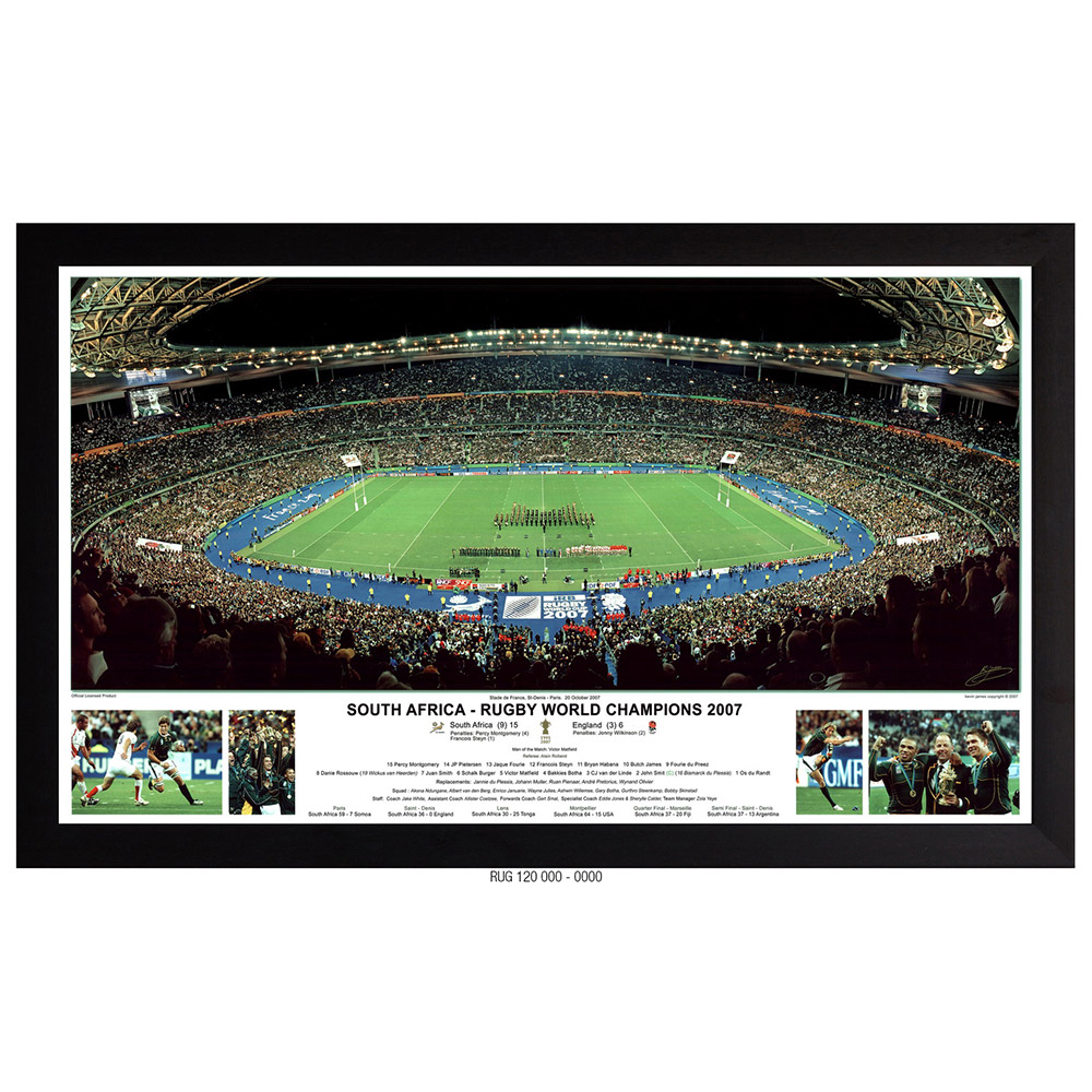 RUGBY WORLD CUP 2007 CHAMPIONS - STADE DE FRANCE