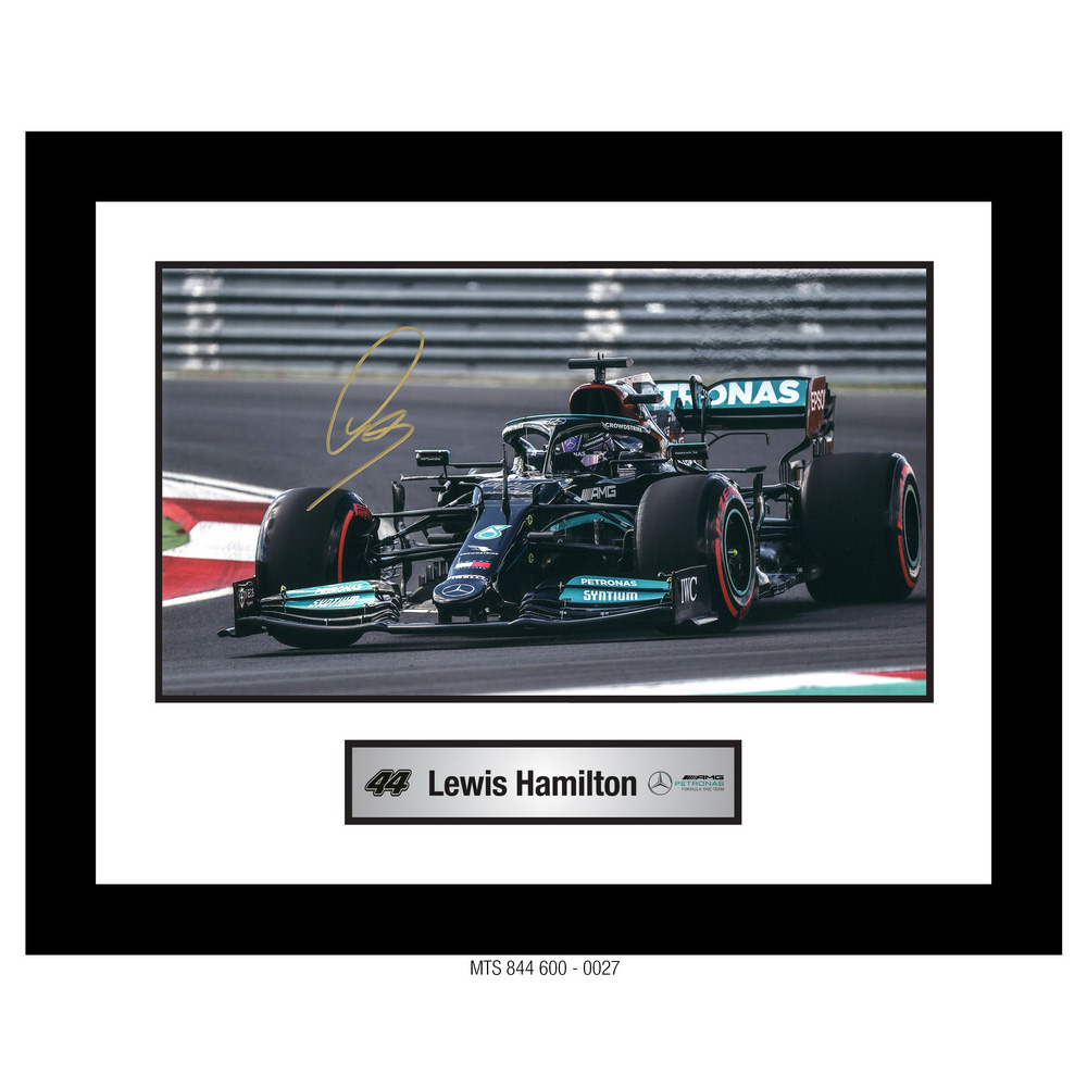 LEWIS HAMILTON – AUTOGRAPHED PHOTO [FRAMED] 0027