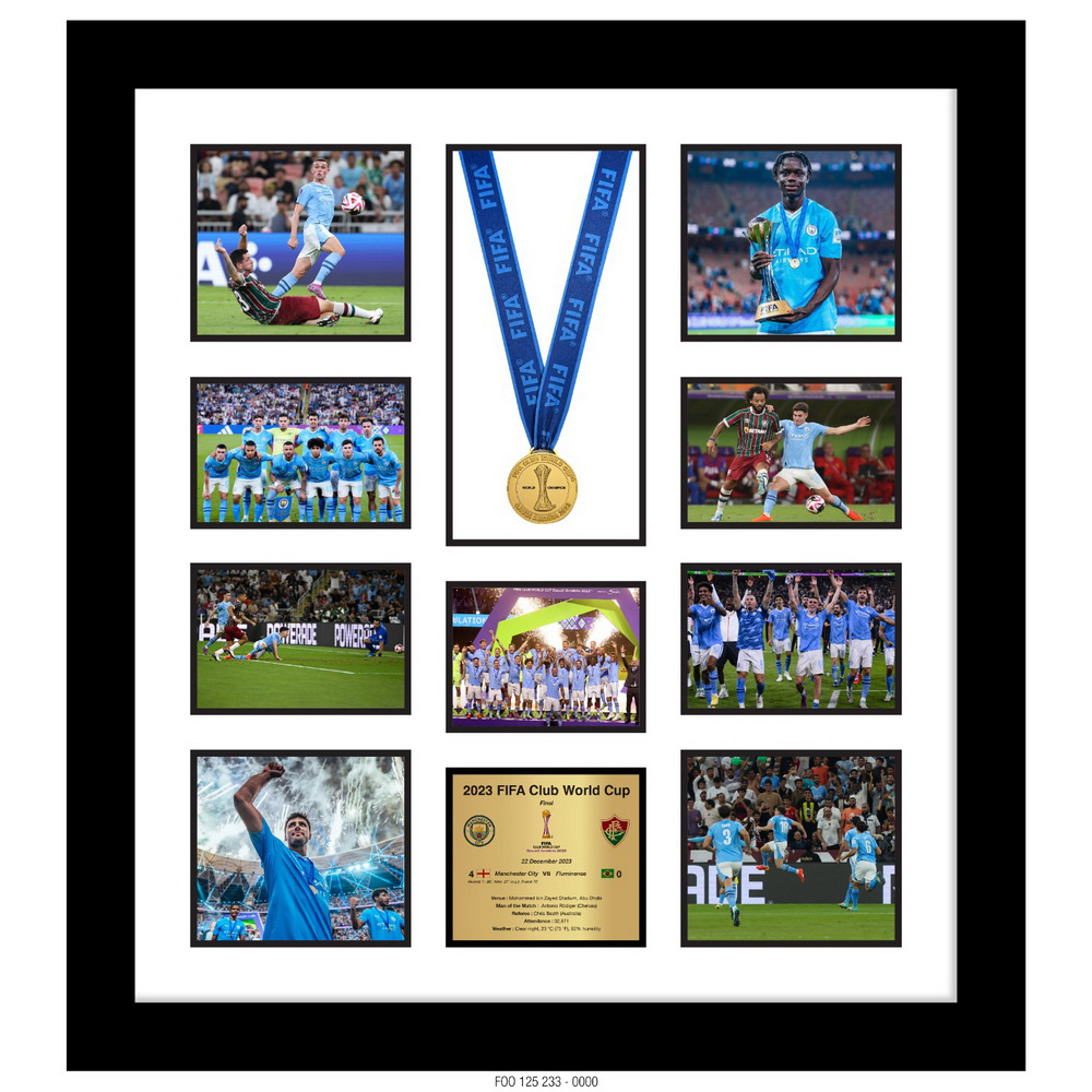 MANCHESTER CITY - 2023 FIFA WORLD CLUB OF THE YEAR [MEDAL & PHOTO COMPILATION]