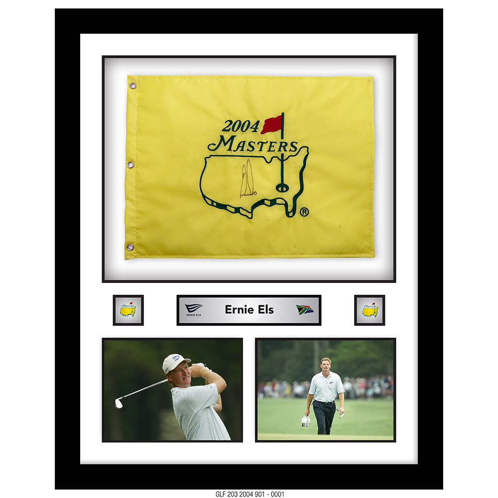 ERNIE ELS - 2004 MASTERS PIN FLAG & PHOTO COMPILATION [901-1]