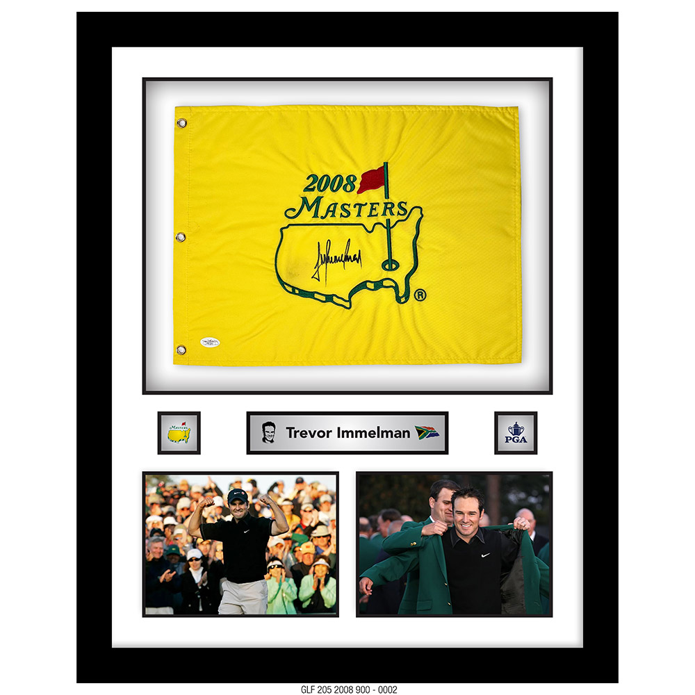 TREVOR IMMELMAN - 2008 MASTERS PIN FLAG & PHOTO COMPILATION [900-2]