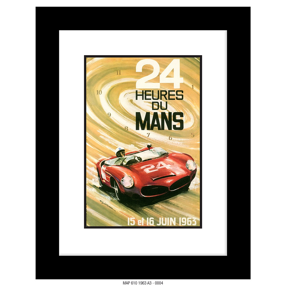 A3 VINTAGE LE MANS ART PRINT [1963] – LE MANS 1963